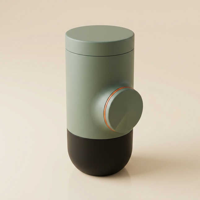 CremaPress espresso maker angle