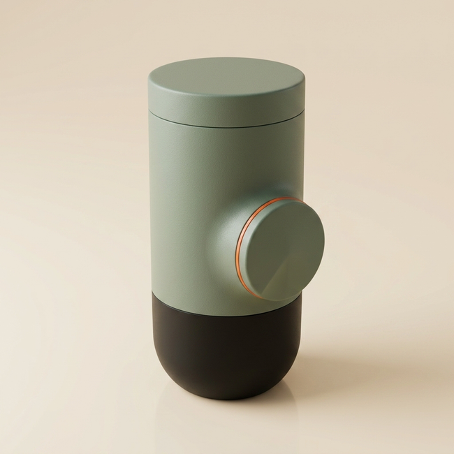 CremaPress espresso maker angle